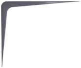 ProSource 21142PGL-PS Shelf Bracket, 170 lb/Pair, 14 in L, 12 in H, Steel, Gray